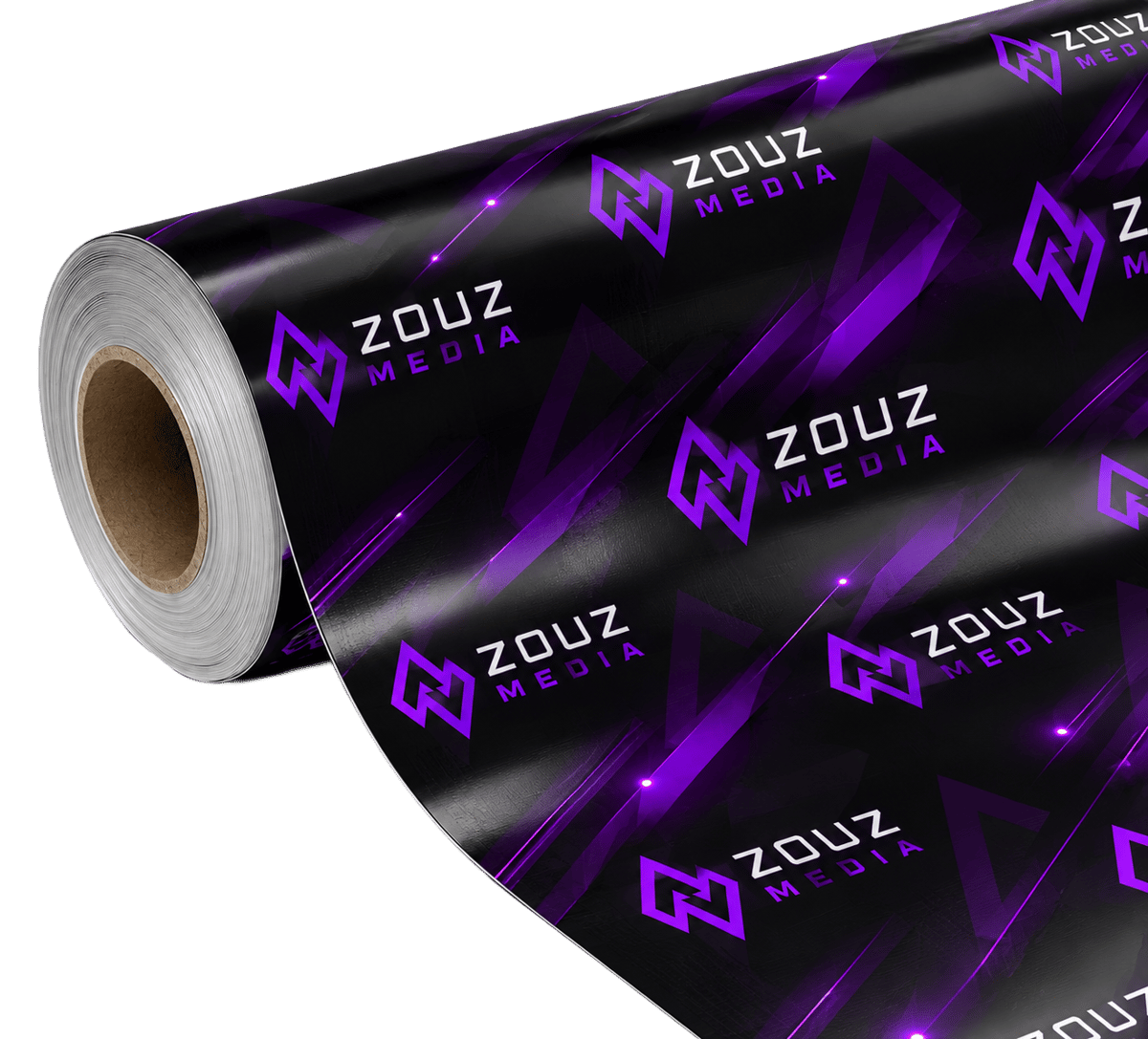 Adhesive vinyl wall wrap roll