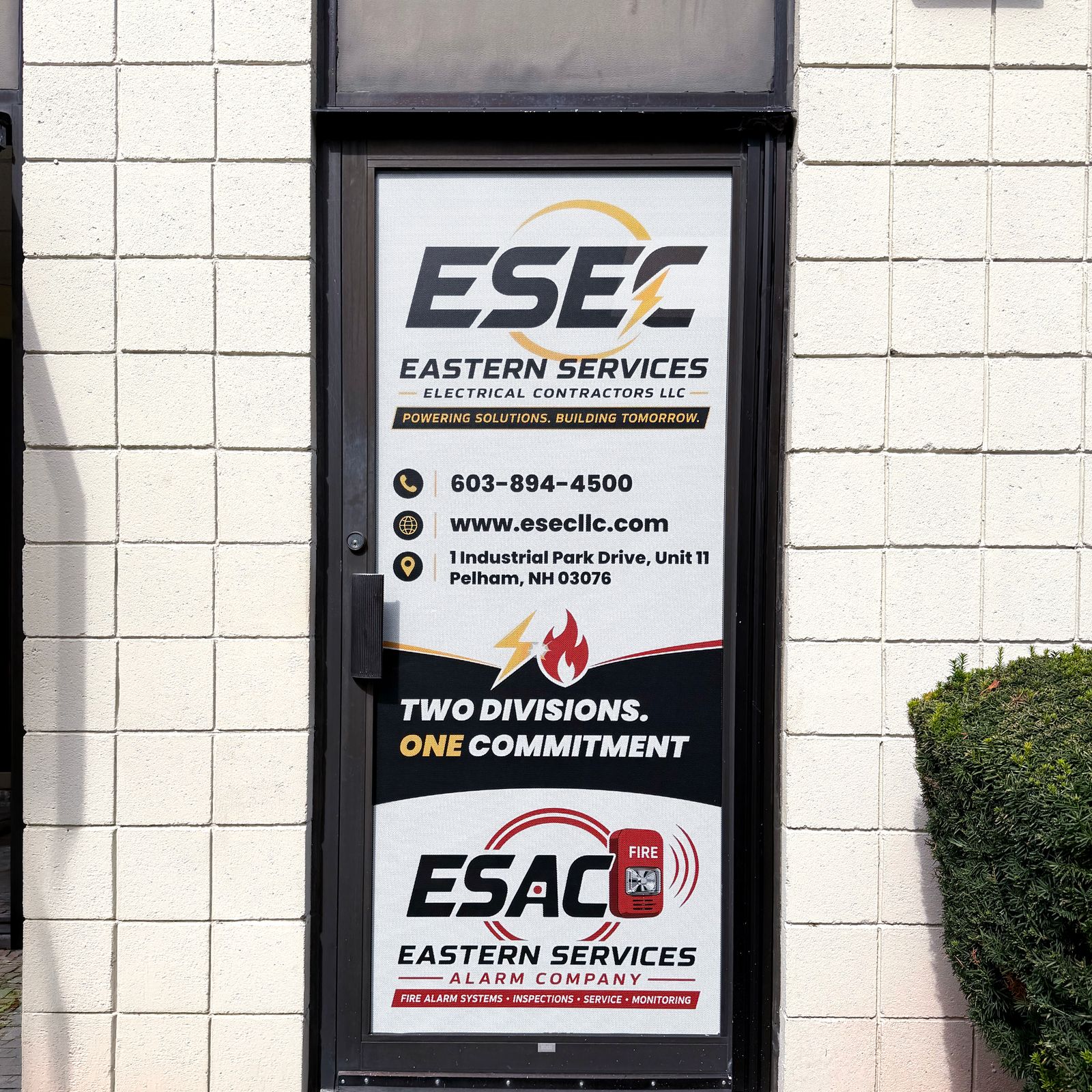 Door graphic for Eastern Services