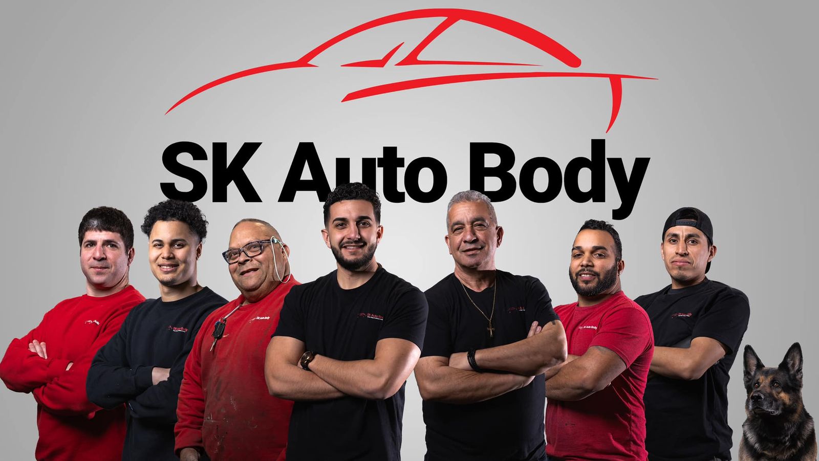 The SK Auto Body team in Salem, NH