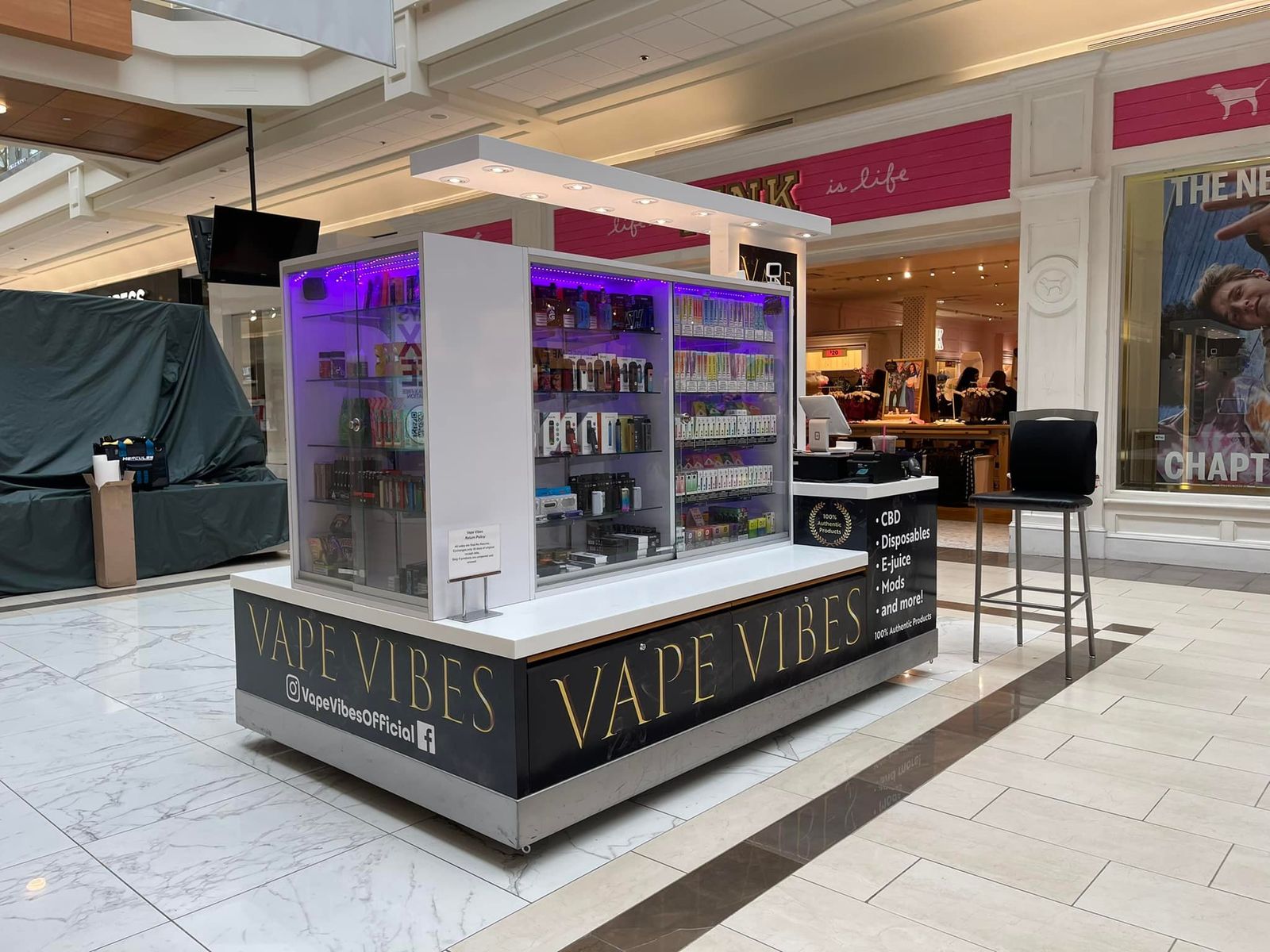 Branded mall kiosk