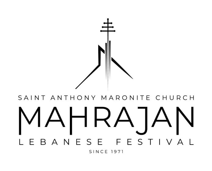 Mahrajan Lebanese Festival logo for Saint Anthony Maronite Church, since 1971