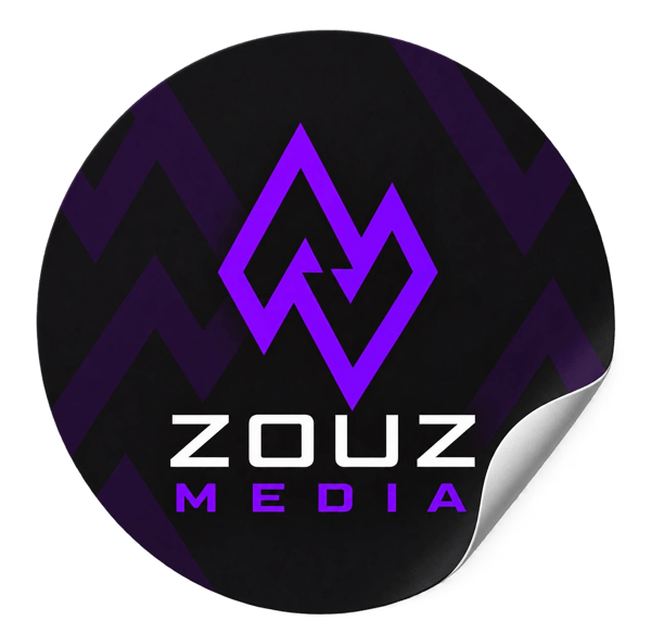 Zouz Media logo sticker