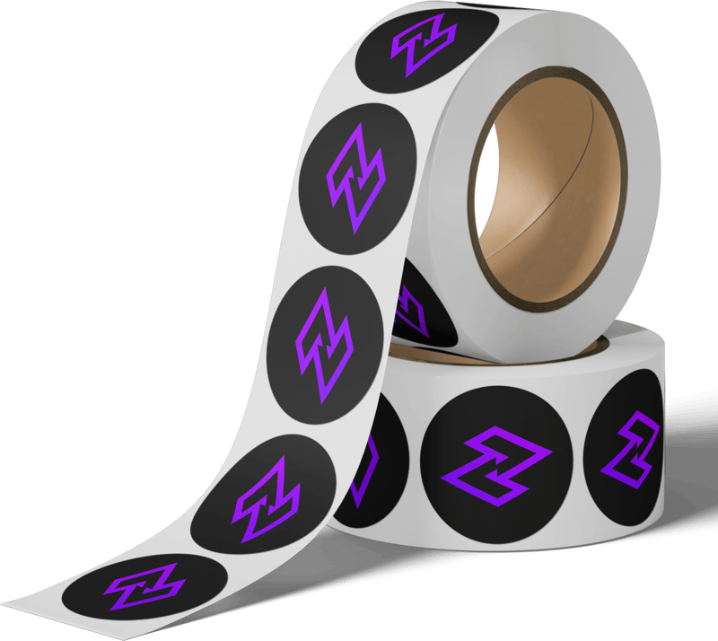 Custom Circle Roll Labels