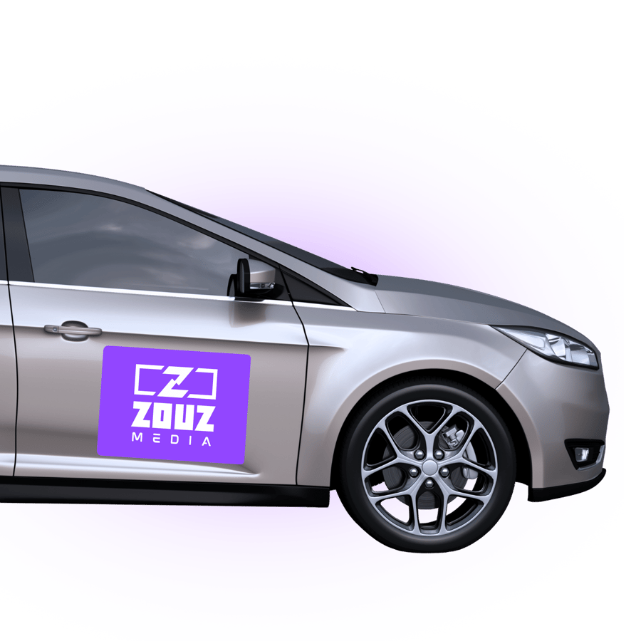 Custom car magnet