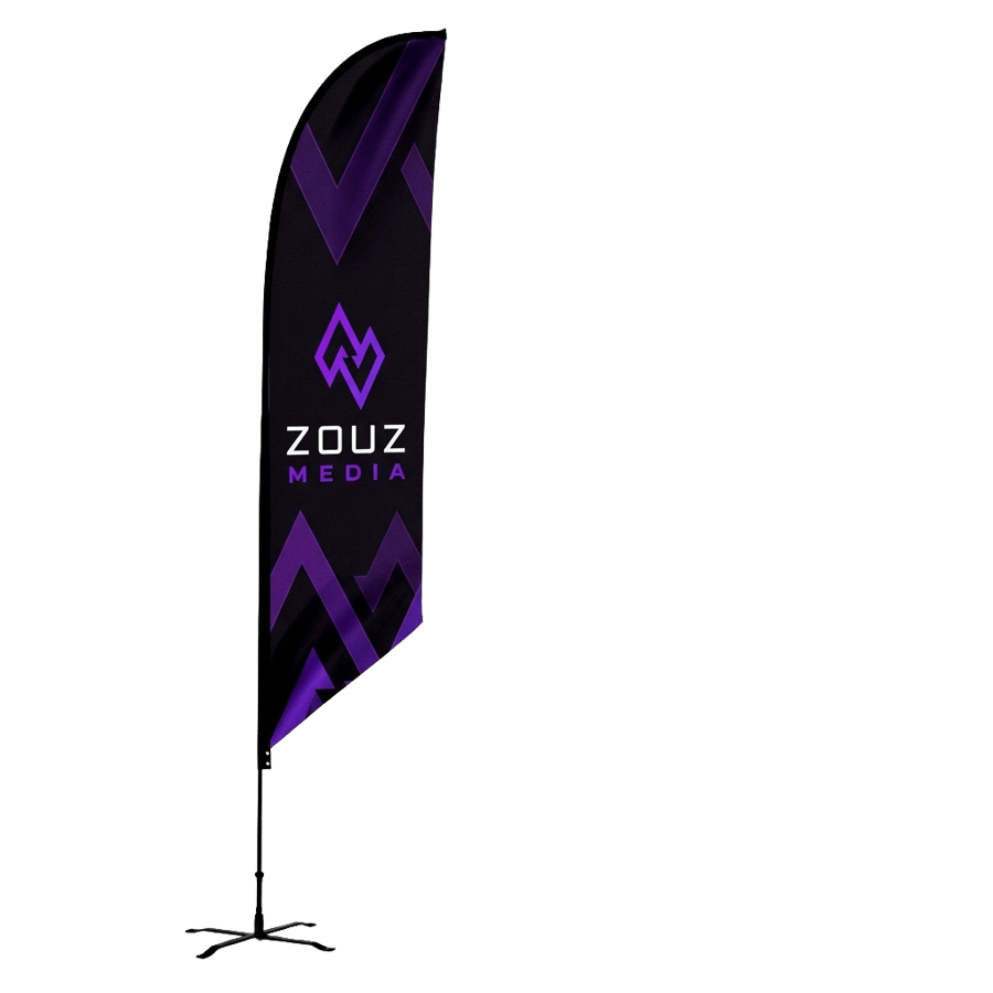 Custom feather flag