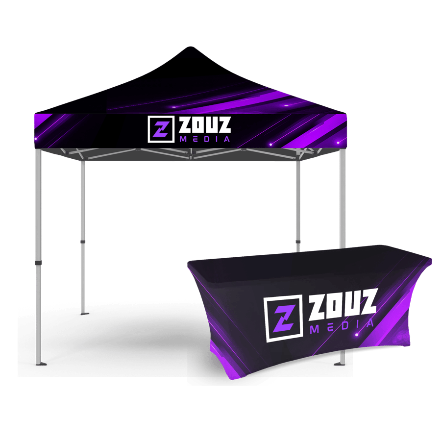 Tent and table cover package