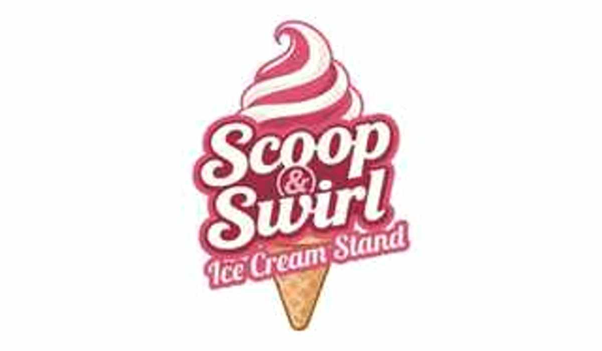 Ice cream stand logo before: blurry, low resolution